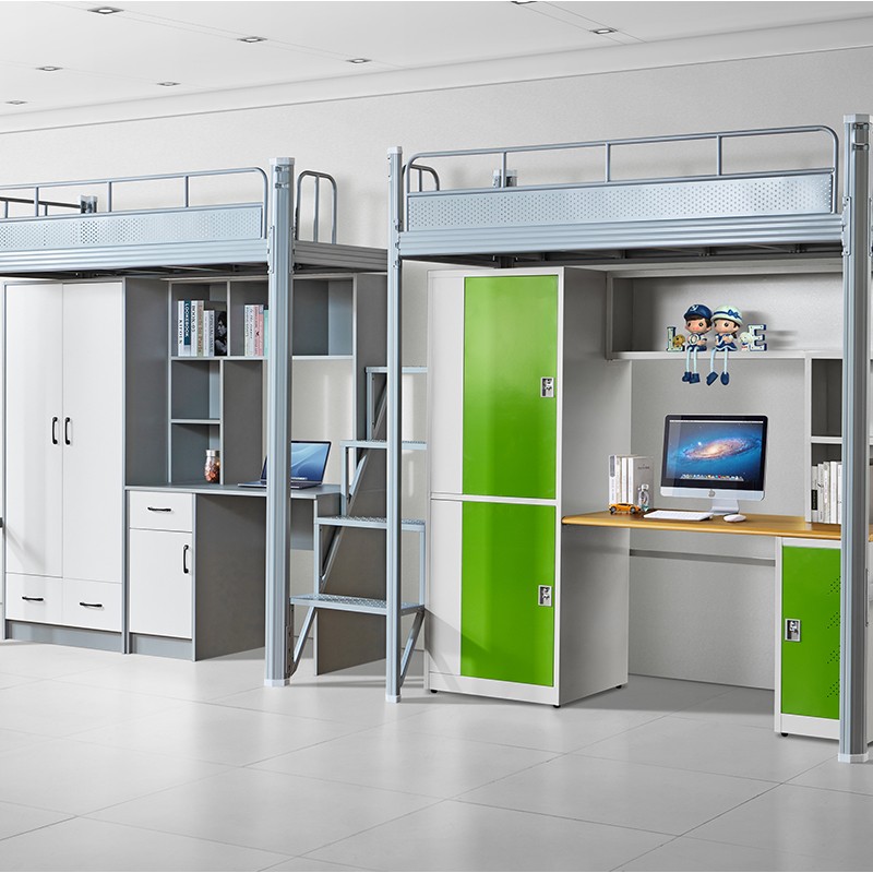 Bed With Desk And Stairs
