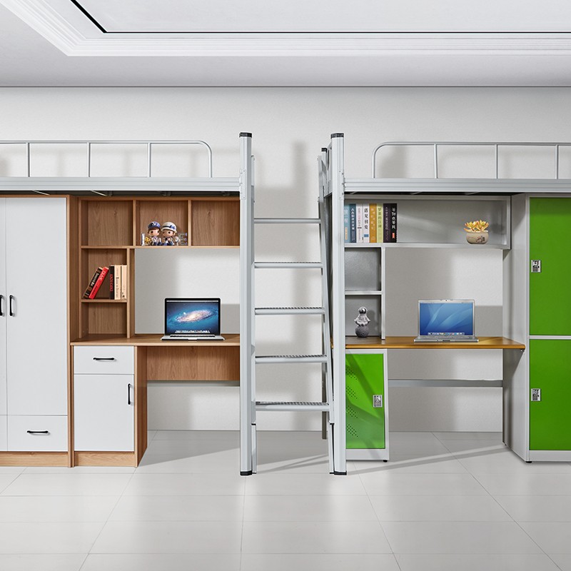 Bed With Desk And Stairs