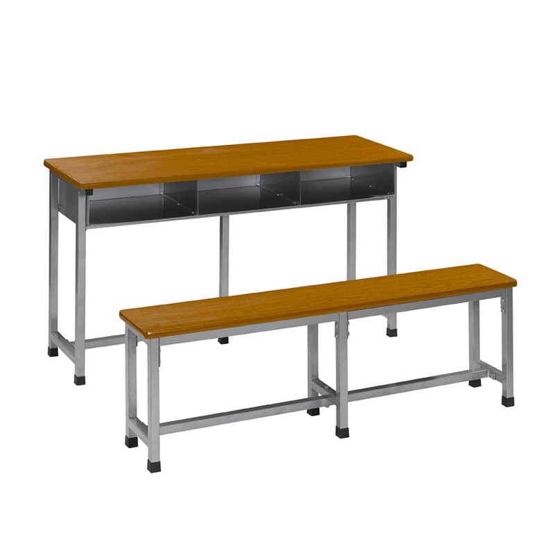 Fixed Student Desk And Bench