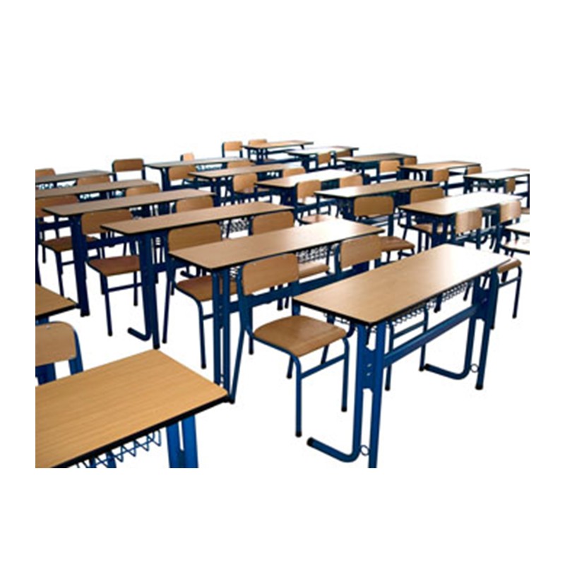 Two-Seater Student Desk Set