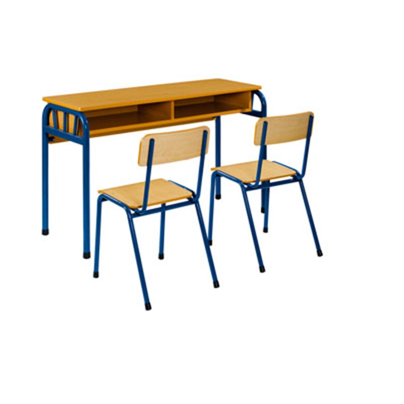 Two Person Classroom Desk Set