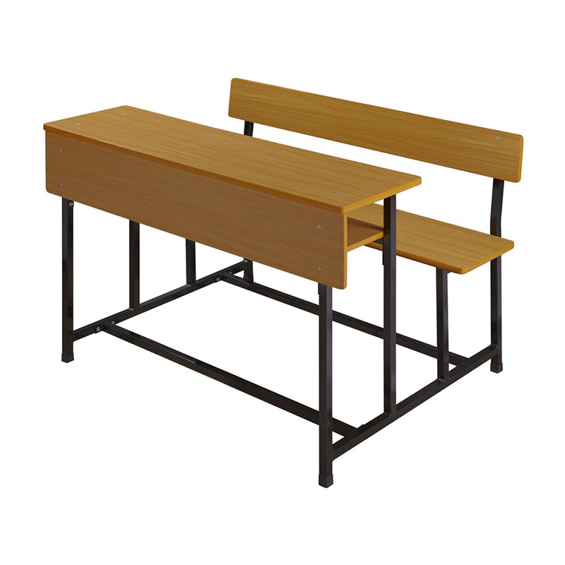 Metal Frame Double Student Desk