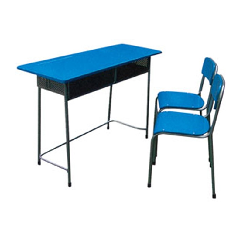 Rural School Double Desk Set