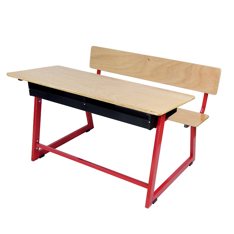 Classroom Bench With Writing Table