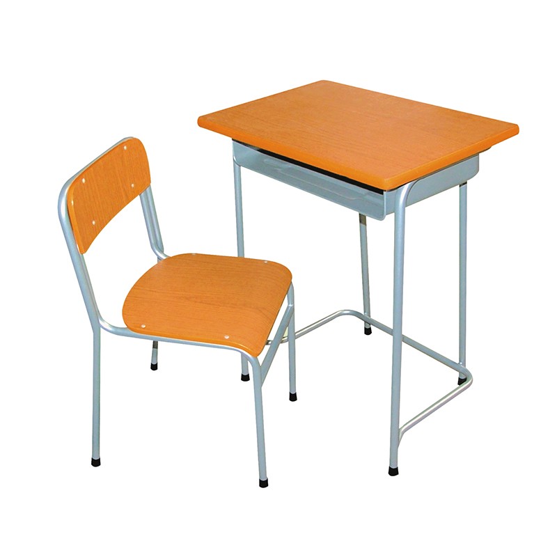 Single Student Desk And Chair Set
